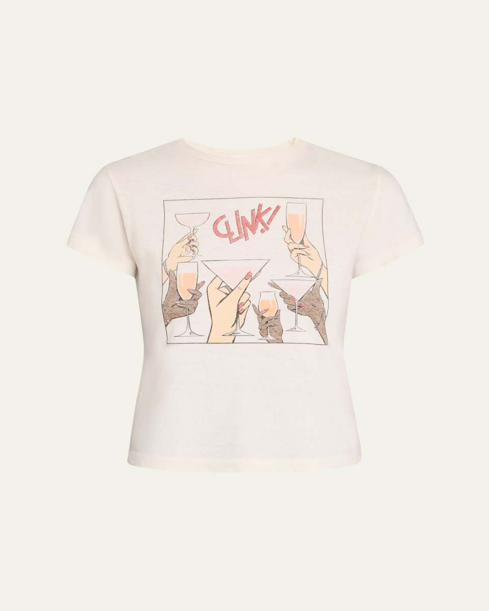 Cheers Crewneck Graphic Tee